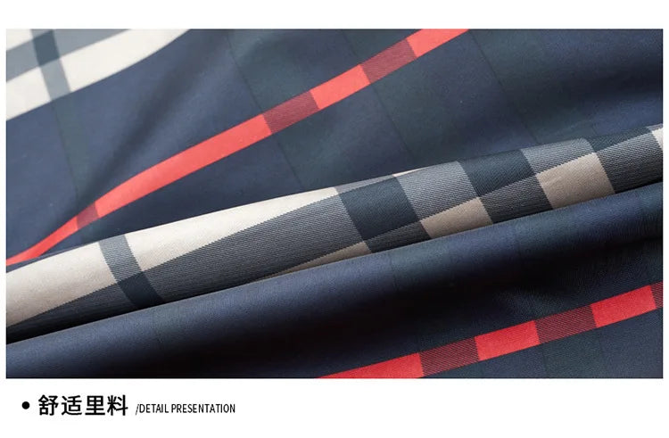 New Autumn Winter Men's Trench Coats Fashion England Style Long Jackets Men Business Casual Windbreaker Coats 2026 Men Clothing