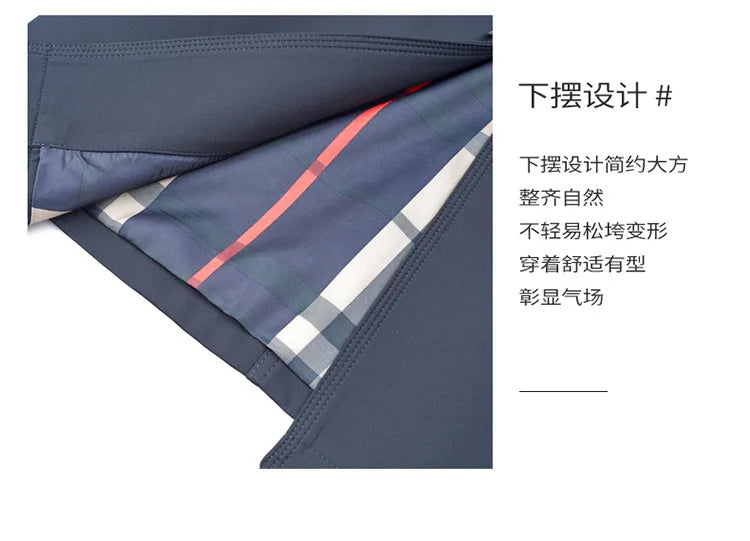 New Autumn Winter Men's Trench Coats Fashion England Style Long Jackets Men Business Casual Windbreaker Coats 2026 Men Clothing